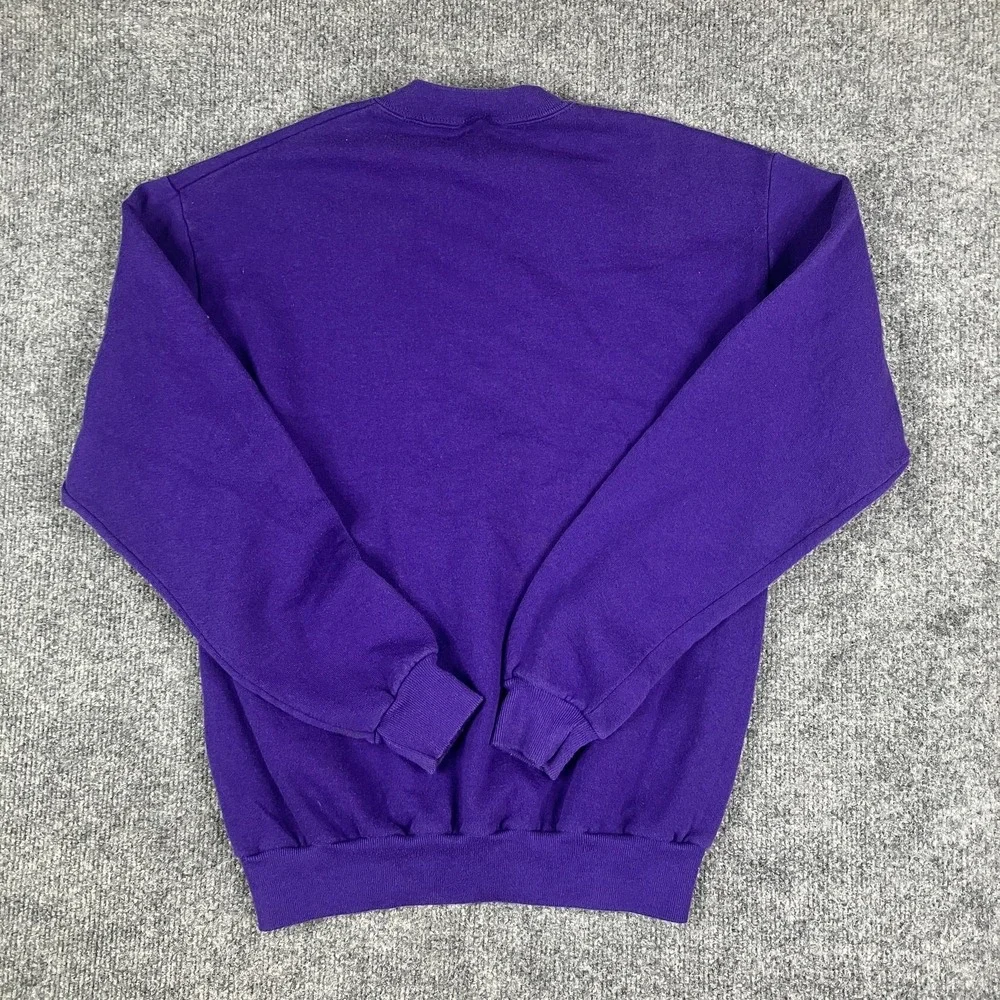 Jerzees Sweatshirt‎ Youth Size XL Purple Crewneck Pullover Fleece Basic